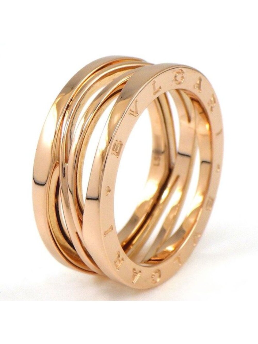 Bvlgari Ring B.zero1 Design Legend 18k Pink Gold